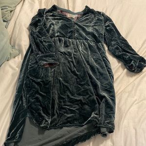 Velvet dress purchased from Anthropologie